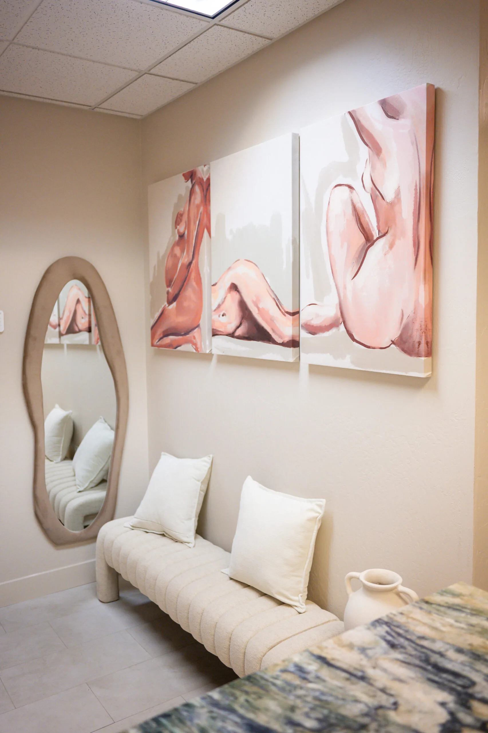 Agave Postpartum Wellness waiting room