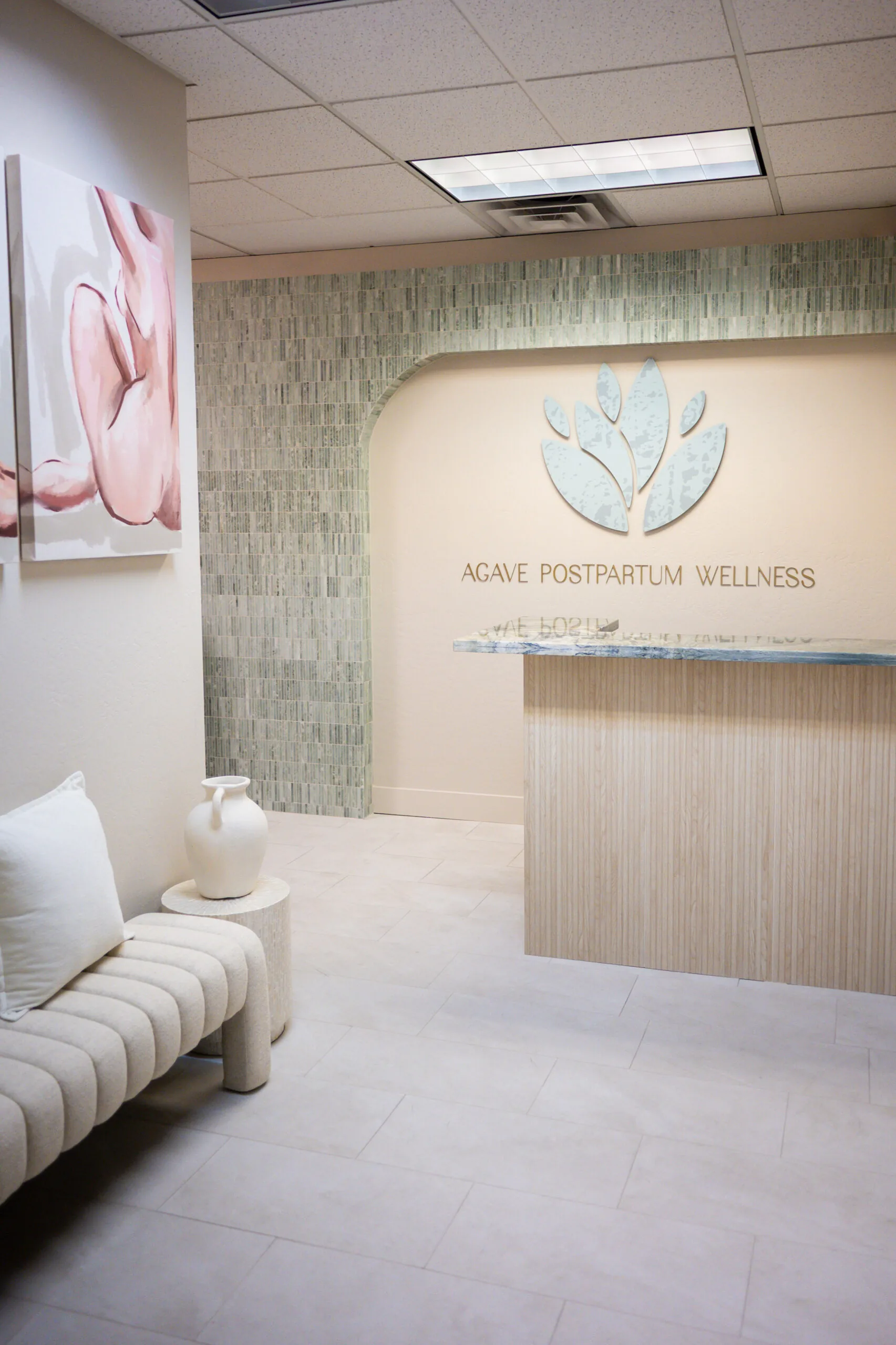 Agave Postpartum Wellness exam room